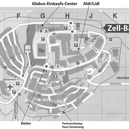Haus Tannenweg Lejlighed Zell Eksteriør billede